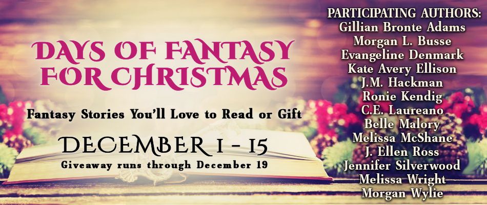 We're launching the Book Tour for DAYS OF FANTASY FOR CHRISTMAS!  #FantasyforChristmas