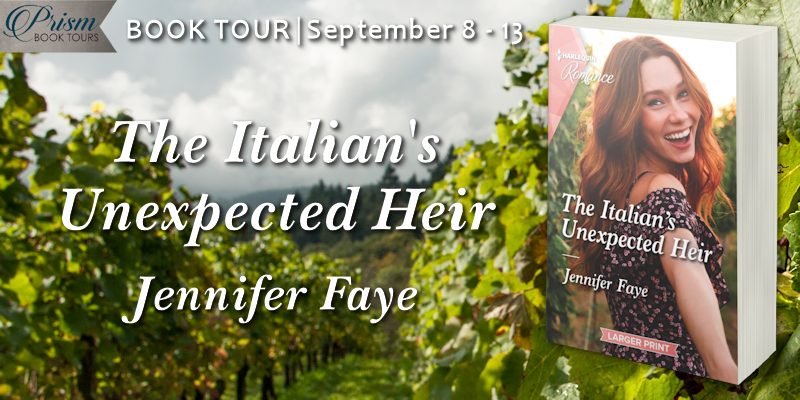 We're launching the Book Tour for THE ITALIAN'S UNEXPECTED HEIR by Jennifer Faye! #IHPrism